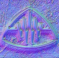 an image of a logo with a triangle on it