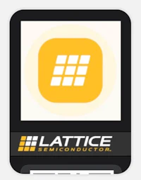 lattice semiconductor logo square sticker