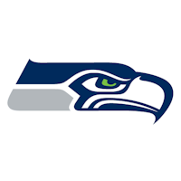 the seattle seahawks logo on a black background