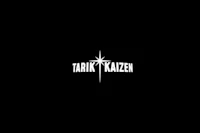 the logo for tark kazen on a black background