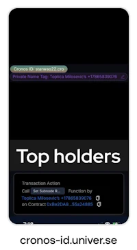 a screen with the text top holders