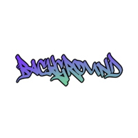 the word'background'is written in graffiti on a black background