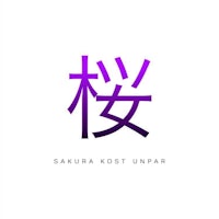 the logo for sakura kost unpar
