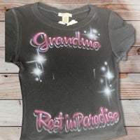 grandma rest in paradise tee