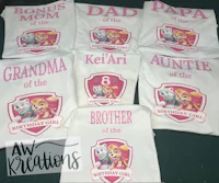 personalized paw patrol t - shirts