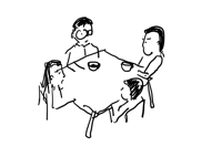 a black background with a plane flying in the sky