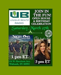 a flyer for a night out at the ub