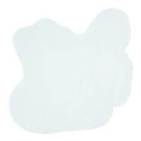 a white piece of paper on a black background