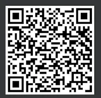 a black and white qr code on a black background