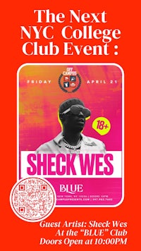 the flyer for the next nyc college event