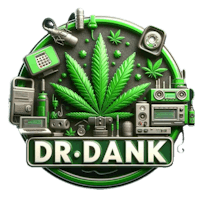 the logo for dr dank