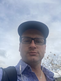 a man wearing a hat