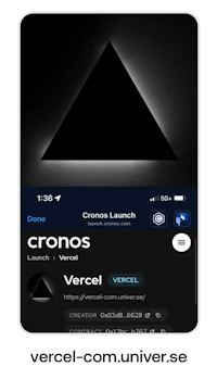 a black screen with the words cronos and varcel