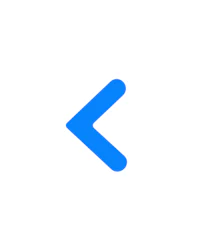 a blue arrow pointing down on a white background
