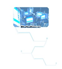 an image of a computer screen with the words database on it