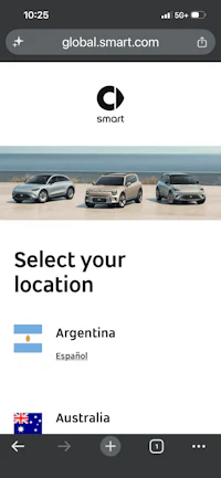 globalsmart - select your location - screenshot