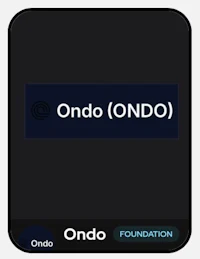 the logo for ondo ondo foundation