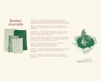 the cover of a book with an image of a plant