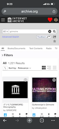 a screenshot of an app that has a lot of music on it