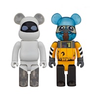two bearbrick figures standing next to each other