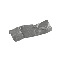 a piece of plastic wrap on a black background