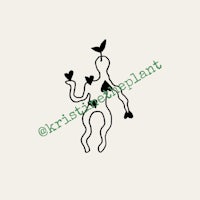 a black and white drawing of a man holding a bird