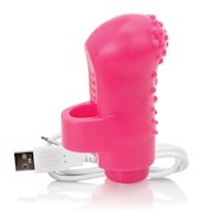 a pink sex toy with a usb cord attached to it