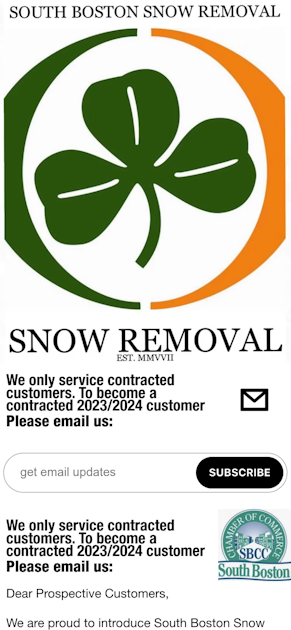 South Boston Snow Removal