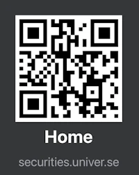 a qr code with the word home on it