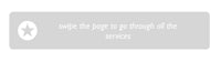 a white page with the words'simple the page to go through all the services