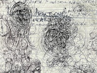 a piece of paper with a lot of writing on it