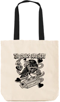 the crows are here tote bag