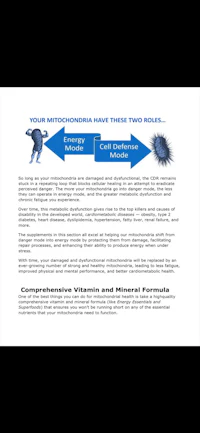 a flyer with a blue background and a blue arrow