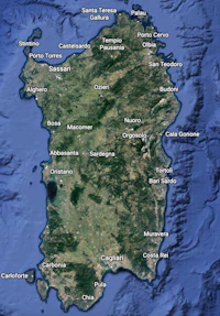 a map of the island of crete