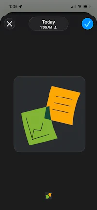 a screenshot of a notepad app on an iphone