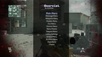 a screenshot of the menu in call of duty black ops