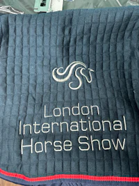london international horse show blanket