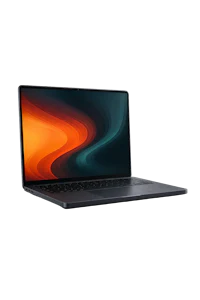 the apple macbook pro is shown on a black background