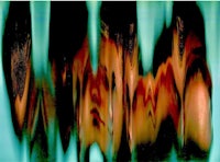 an abstract painting of a group of people