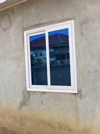 a window in the ceiling of a house