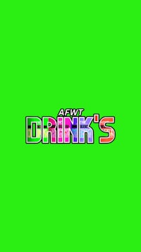 a green background with the words drink's 5 on it