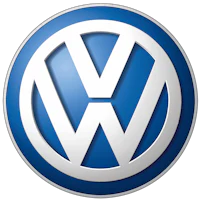 volkswagen logo on a black background