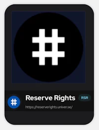 reserve rights - square sticker
