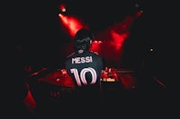 a soccer player wearing a jersey with the number 10 on it