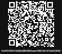 a qr code on a black background