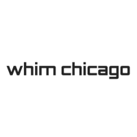 whim chicago logo on a black background
