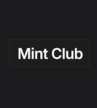 mint club logo on a black background
