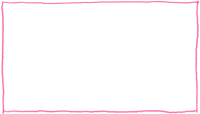 a pink square frame on a black background