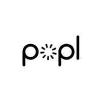 a logo with the title 'popl'