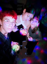 a group of people posing for a picture